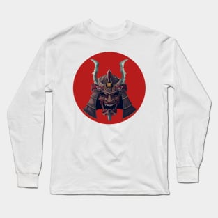 Samurai Mask Long Sleeve T-Shirt